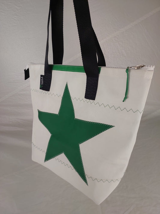 Green Star Zip Tote 933