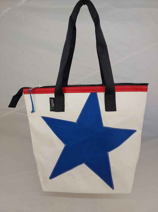 Blue Star Zip Tote 785