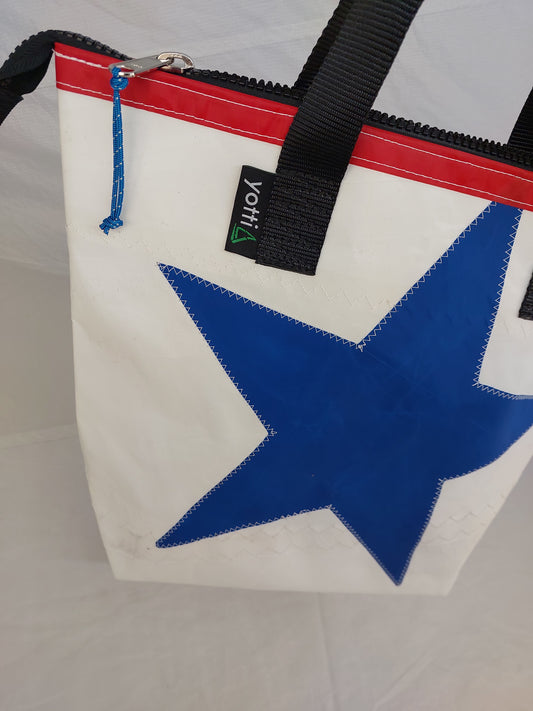 Blue Star Zip Tote 785